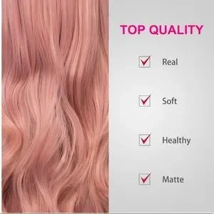 Accessories | Rose Gold Pink 24 Body Wavy Lace Front Wignwt  display picture 3